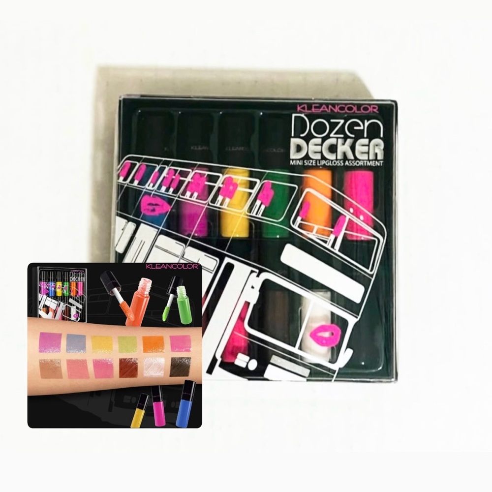 Kleancolor Dozen Decker Mini Lip Gloss Set